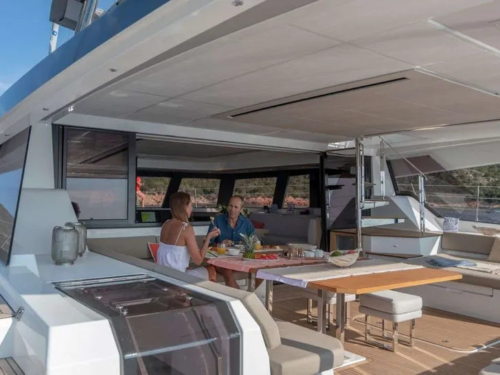 BLUESATION Fountaine Pajot Alegria 67 - aft deck BLUESATION Fountaine Pajot Alegria 67 - aft deck
