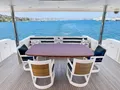 BETH ANN Westport 112 - aft deck alfresco dining area BETH ANN Westport 112 - aft deck alfresco dining area