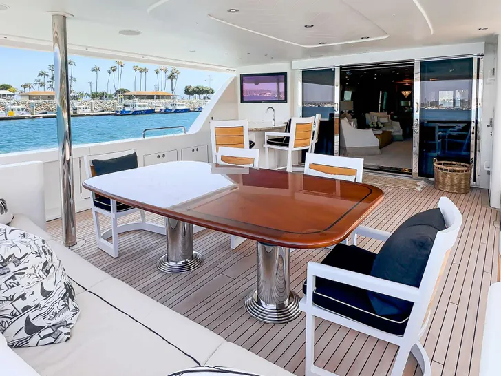 BETH ANN Westport 112 - aft deck BETH ANN Westport 112 - aft deck