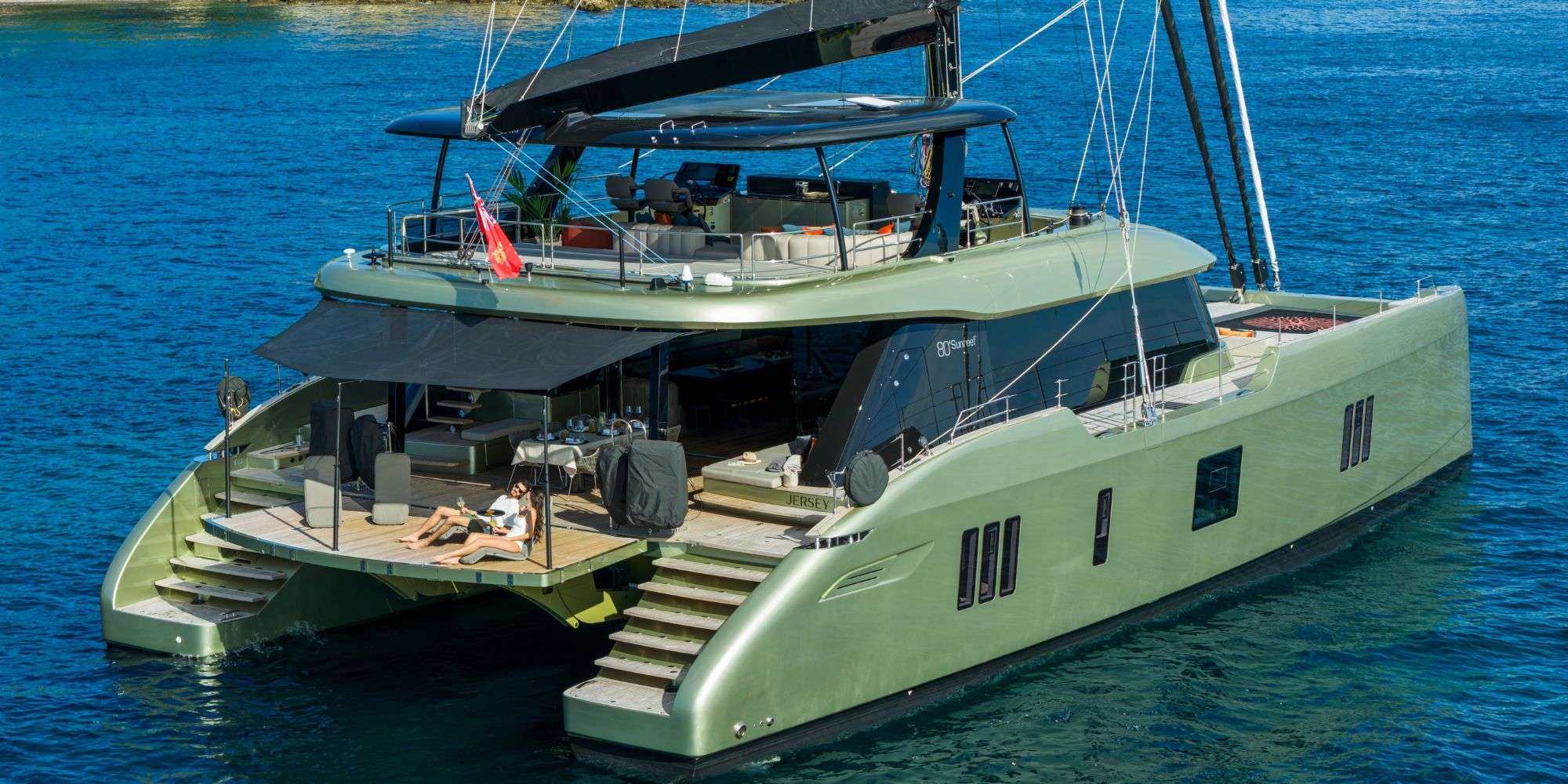 A-PLAN Sunreef 80 - aft shot