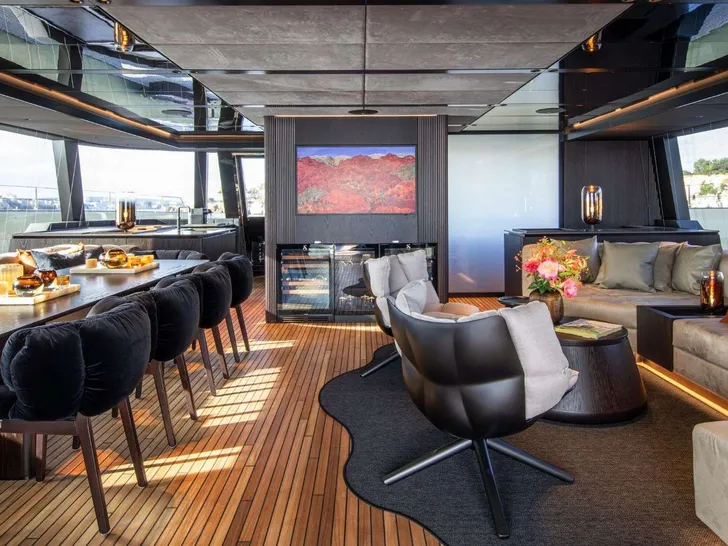 A-PLAN Sunreef 80 - main saloon A-PLAN Sunreef 80 - main saloon