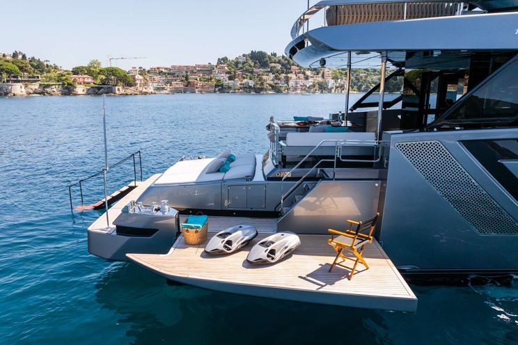 Charter Yacht L`AS BLEU - Riva Diva 82 - 4 Cabins - Monaco - Cannes - St Tropez - Nice - Antibes - French Riviera