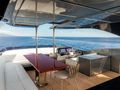 L'AS BLEU Riva Diva 82 - sundeck helm and dining lounge L'AS BLEU Riva Diva 82 - sundeck helm and dining lounge