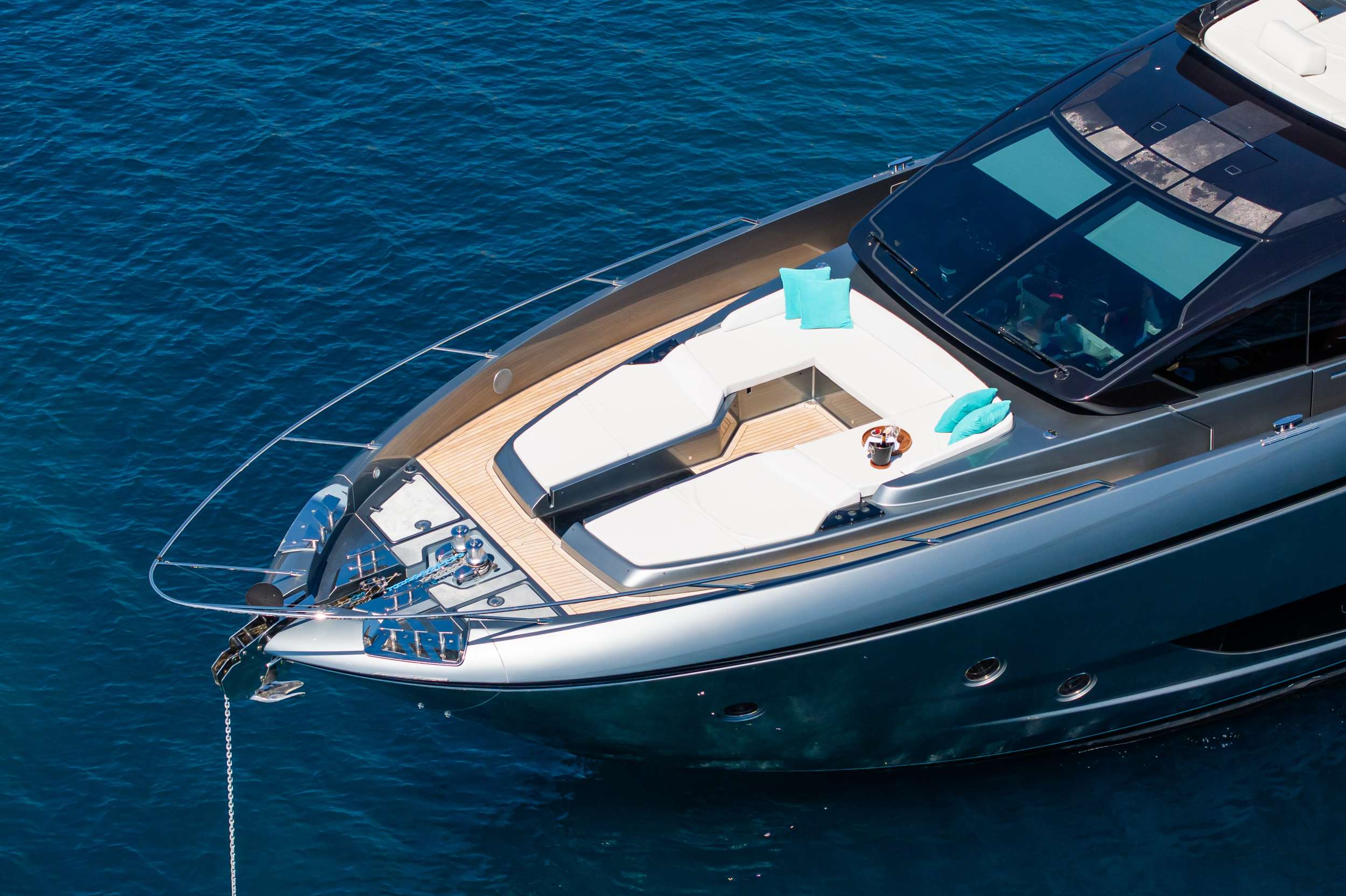 L'AS BLEU Riva Diva 82 - foredeck