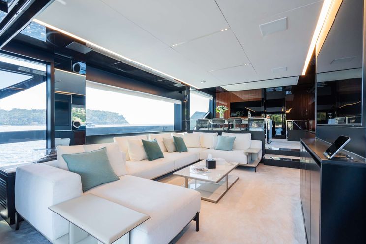 Charter Yacht L`AS BLEU - Riva Diva 82 - 4 Cabins - Monaco - Cannes - St Tropez - Nice - Antibes - French Riviera