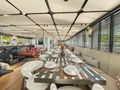 PREMIER Custom 55m Superyacht - main dining area PREMIER Custom 55m Superyacht - main dining area