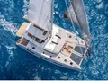 WANDERLUST 55' Lagoon 55 - top aerial shot cruising WANDERLUST 55' Lagoon 55 - top aerial shot cruising