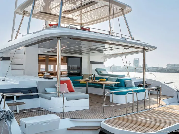 WANDERLUST 55' Lagoon 55 - main aft deck WANDERLUST 55' Lagoon 55 - main aft deck