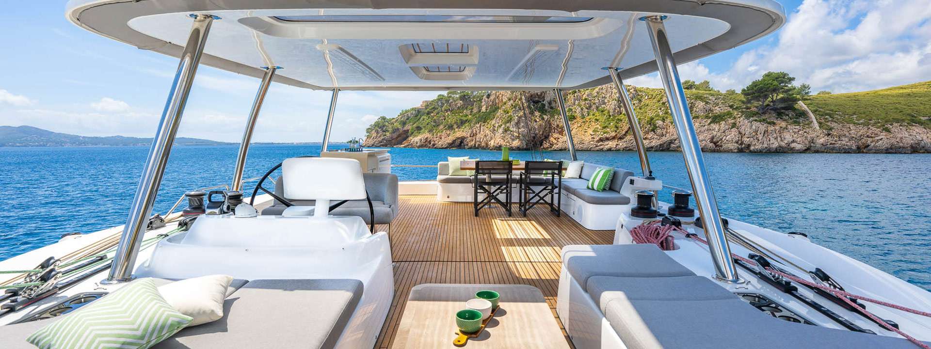 VELA BIANCA Lagoon 60 - flybridge