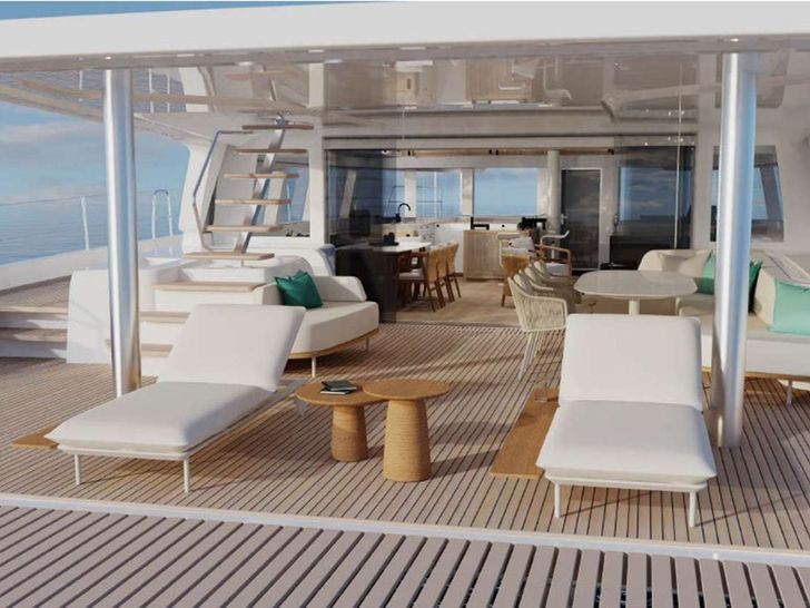 ARKTOS Lagoon Eighty 2 - main aft deck ARKTOS Lagoon Eighty 2 - main aft deck