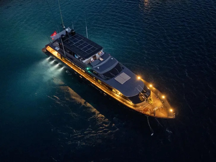 GULSAH Baglietto 36m - at night GULSAH Baglietto 36m - at night