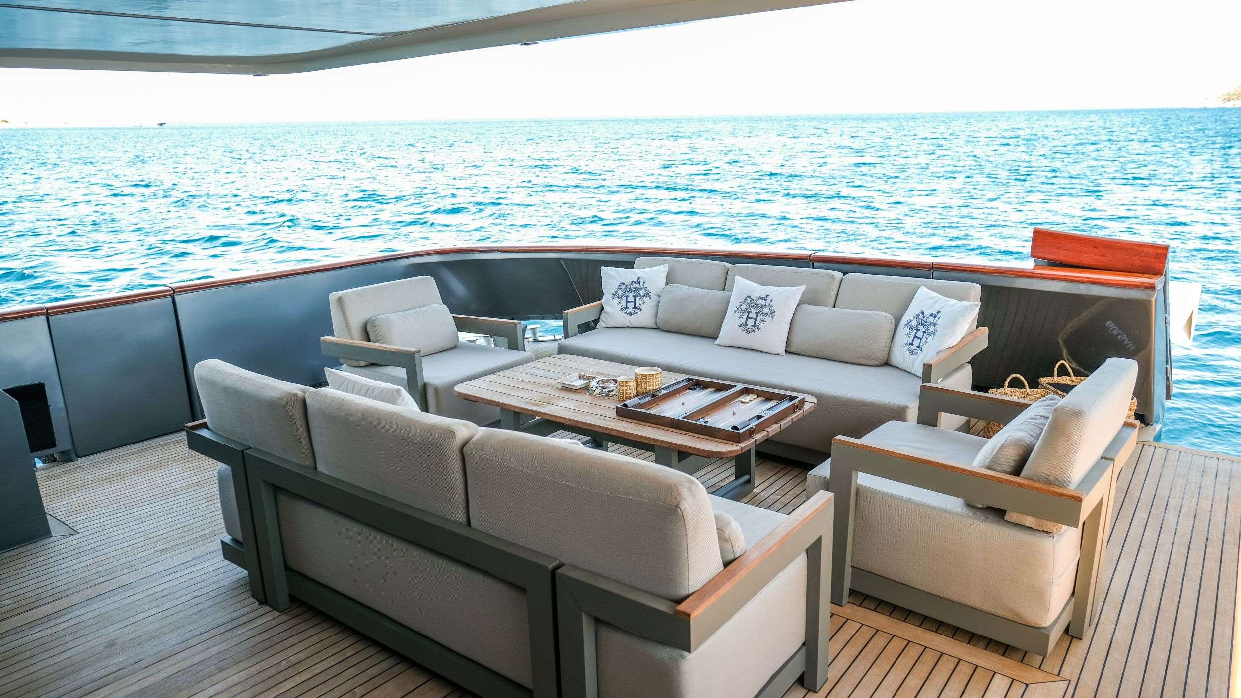 GULSAH Baglietto 36m - aft deck