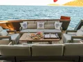 GULSAH Baglietto 36m - aft deck lounge and alfresco dining area GULSAH Baglietto 36m - aft deck lounge and alfresco dining area