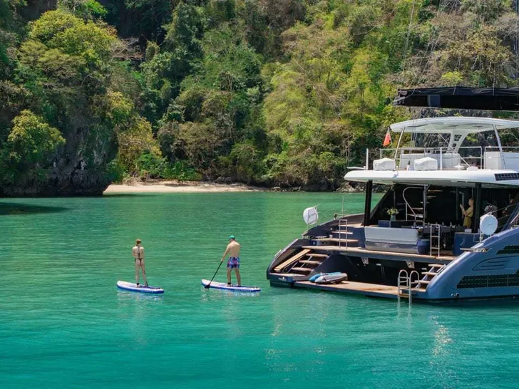 E-MOTION Sunreef 60 Eco - aft shot E-MOTION Sunreef 60 Eco - aft shot