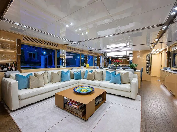 TROPA Cantiere delle Marche Darwin 106 - main saloon TROPA Cantiere delle Marche Darwin 106 - main saloon