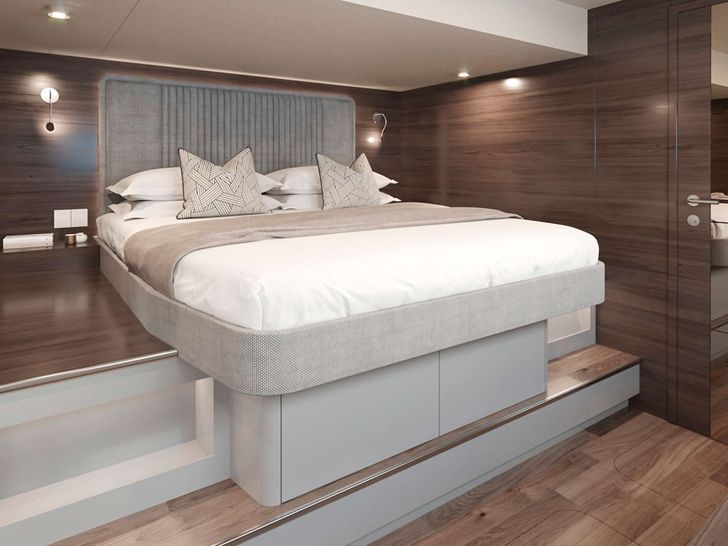 100% Silent 62 - master cabin bed 100% Silent 62 - master cabin bed