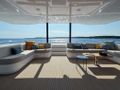 100% Silent 62 - flybridge aft lounge 100% Silent 62 - flybridge aft lounge