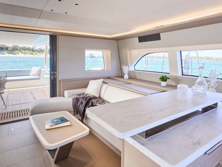 AMAREA Lagoon 65 - main saloon bar AMAREA Lagoon 65 - main saloon bar