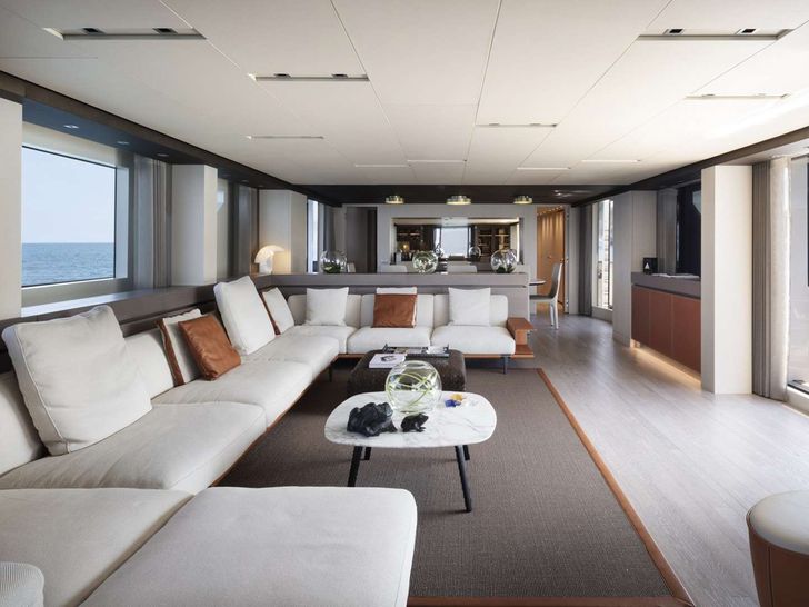 FATSA Sanlorenzo SD126 - main saloon FATSA Sanlorenzo SD126 - main saloon