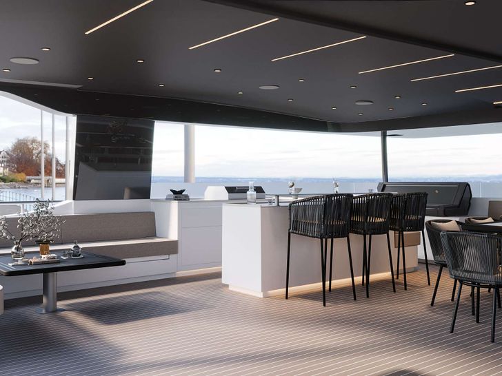 STAR ISLAND VisionF 65 - flybridge bar STAR ISLAND VisionF 65 - flybridge bar