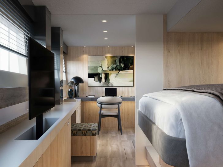 STAR ISLAND VisionF 65 - master cabin TV STAR ISLAND VisionF 65 - master cabin TV