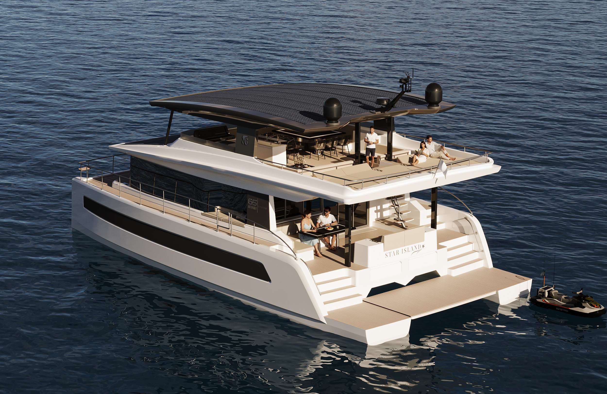 Charter Yacht STAR ISLAND - VisionF 65 - 4 Cabins - Nassau - Exumas - Bahamas