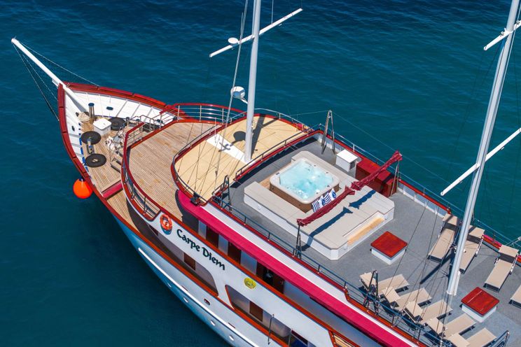 Charter Yacht CARPE DIEM - Custom Aluminum Cutter 118 - 16 Cabins - Trogir - Split - Hvar - Dubrovnik - Croatia