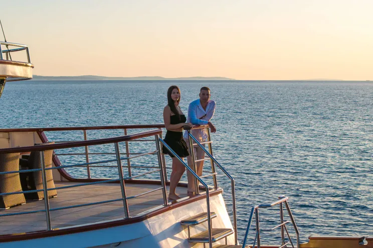 Charter Yacht CARPE DIEM - Custom Aluminum Cutter 118 - 16 Cabins - Trogir - Split - Hvar - Dubrovnik - Croatia