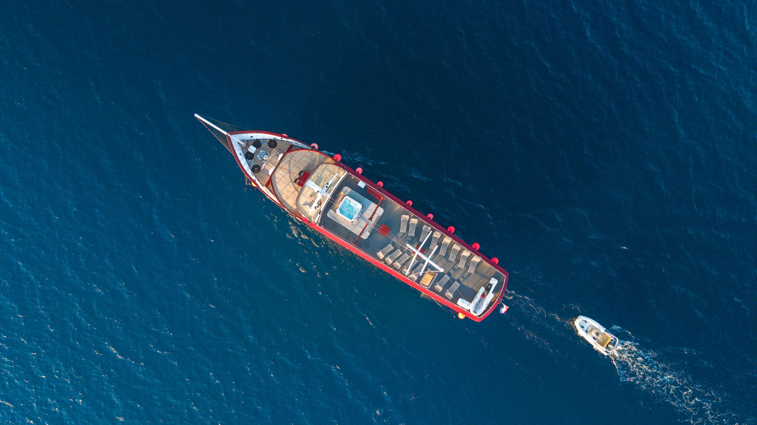 Charter Yacht CARPE DIEM - Custom Aluminum Cutter 118 - 16 Cabins - Trogir - Split - Hvar - Dubrovnik - Croatia