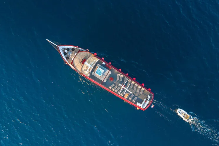 Charter Yacht CARPE DIEM - Custom Aluminum Cutter 118 - 16 Cabins - Trogir - Split - Hvar - Dubrovnik - Croatia