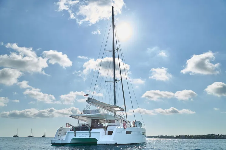 Charter Yacht STELLA GAZER - Fountaine Pajot Saona 47 - 4 cabins - Nassau - Exumas - Norman's Cay - Bahamas
