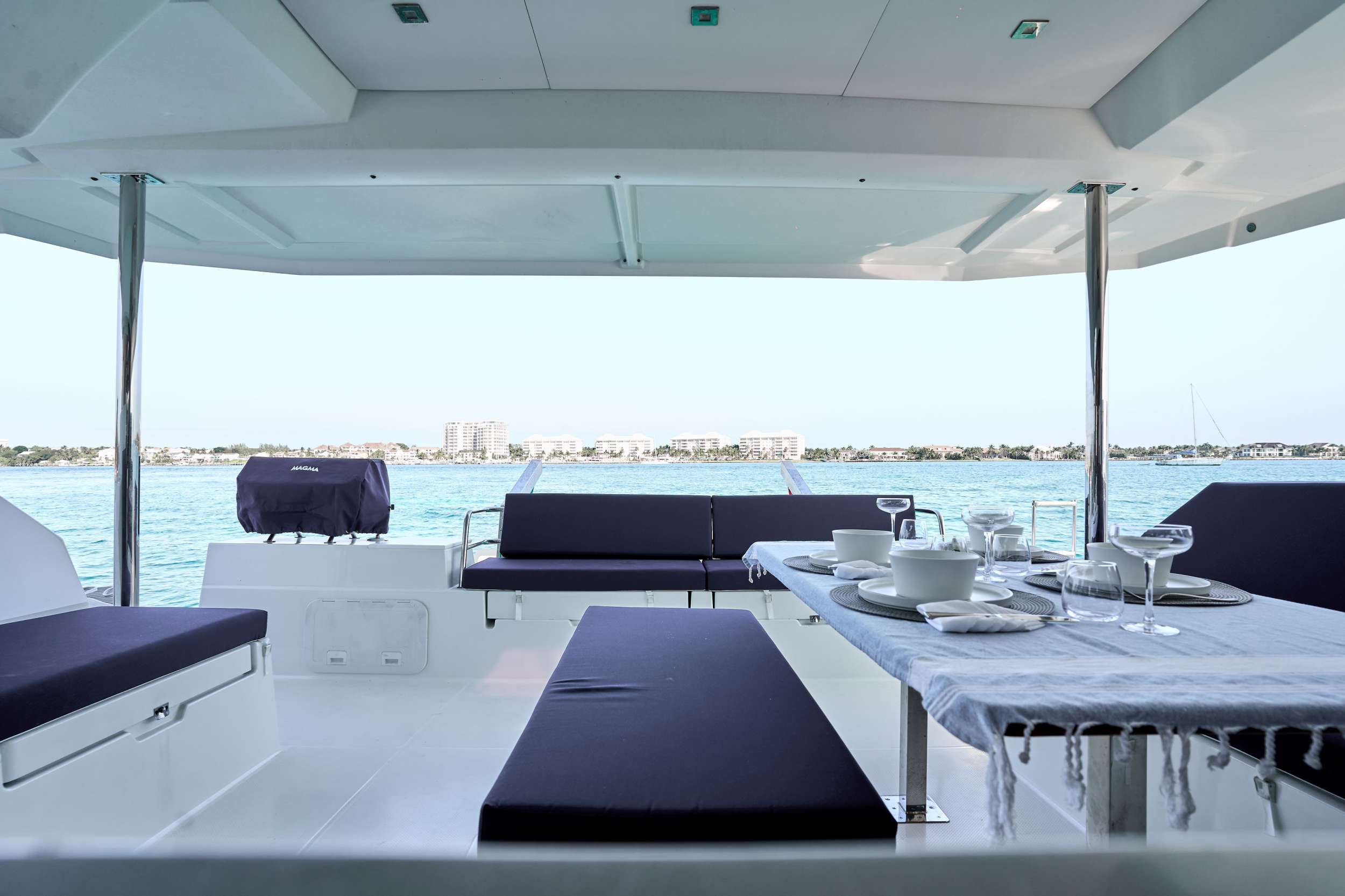 STELLA GAZER Fountaine Pajot Saona 47 - Aft Deck