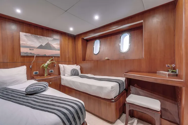 Charter Yacht SEVEN SPICES - Custom Aluminum Cutter 39m - 6 Cabins - El Gouna - Egypt - Red Sea