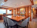 WHITE PEARL I Sunseeker 34m - main dining area WHITE PEARL I Sunseeker 34m - main dining area
