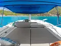 OCEANS 8 Lagoon 46 - flybridge sunbathing area OCEANS 8 Lagoon 46 - flybridge sunbathing area