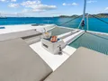 OCEANS 8 Lagoon 46 - foredeck sunbathing area and net trampolines OCEANS 8 Lagoon 46 - foredeck sunbathing area and net trampolines