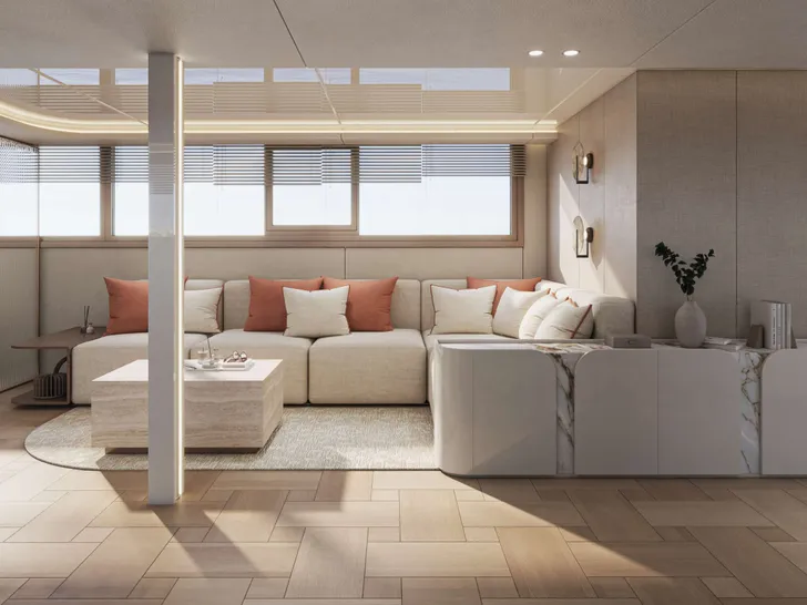 ROKO Custom 49m - main saloon other lounge ROKO Custom 49m - main saloon other lounge