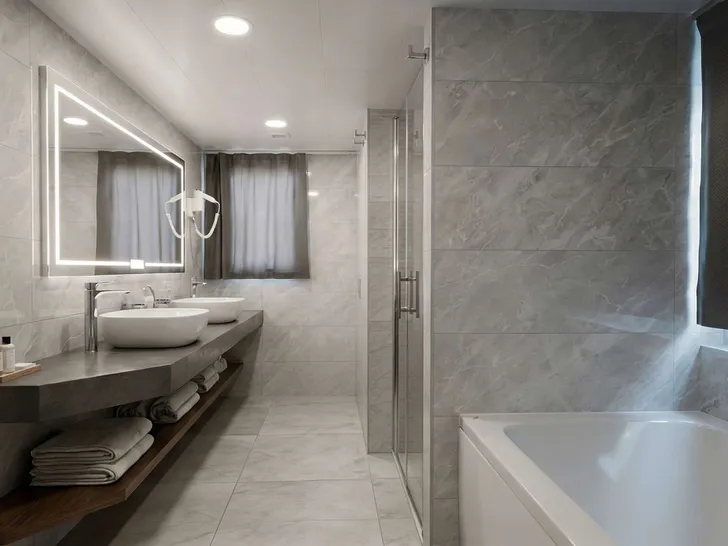 ROKO Custom 49m - master cabin bathroom ROKO Custom 49m - master cabin bathroom