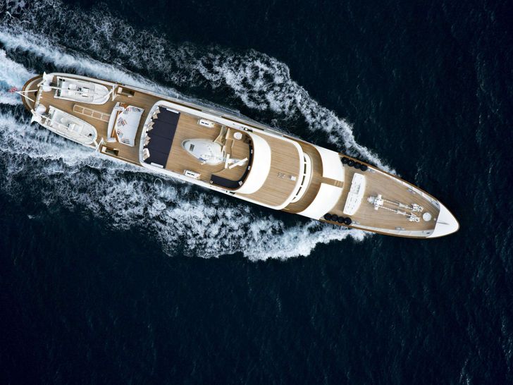 NORTHWIND II Camper&Nicholson 45m - top aerial shot cruising NORTHWIND II Camper&Nicholson 45m - top aerial shot cruising