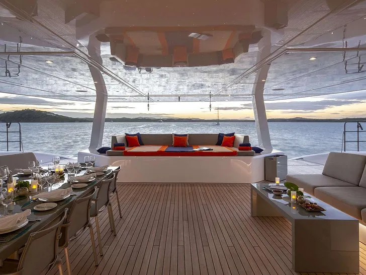 CHE Sunreef 114 - aft deck CHE Sunreef 114 - aft deck