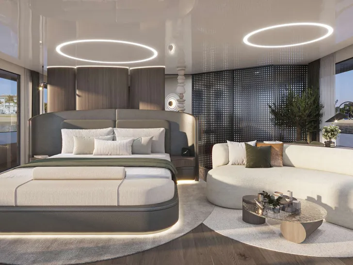 BELLO Custom 54m - master cabin BELLO Custom 54m - master cabin