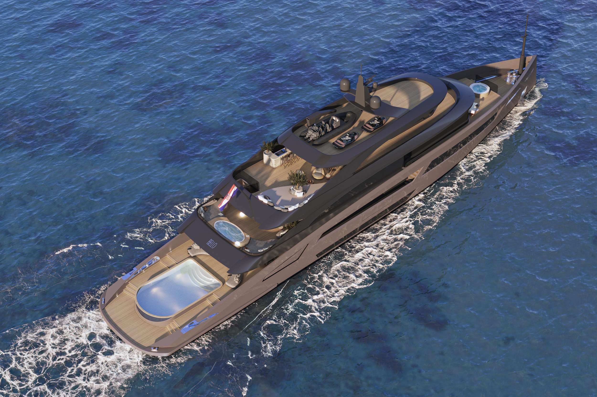 Charter Yacht BELLO - Custom 54m - 6 Cabins - Split - Dubrovnik - Hvar - Croatia