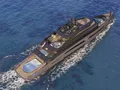 BELLO Custom 54m - cruising aerial shot BELLO Custom 54m - cruising aerial shot