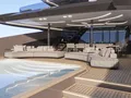 BELLO Custom 54m - main aft deck BELLO Custom 54m - main aft deck