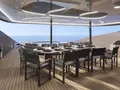 BELLO Custom 54m - alfresco dining area BELLO Custom 54m - alfresco dining area