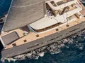 ODYSSEY Lagoon Seventy 7 - aerial shot cruising ODYSSEY Lagoon Seventy 7 - aerial shot cruising