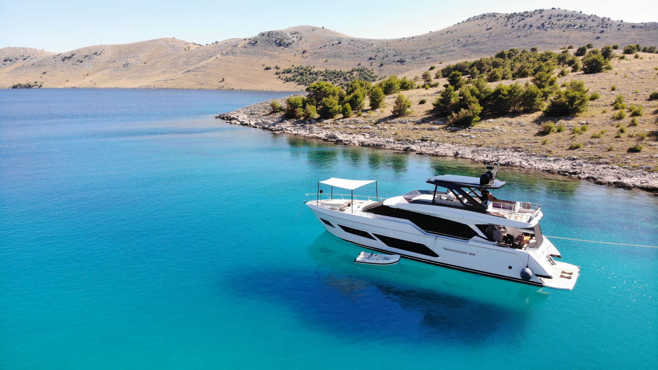Charter Yacht WE2 - Ferretti 720 - 4 Cabins - Sibenik - Split - Dubrovnik - Hvar - Croatia