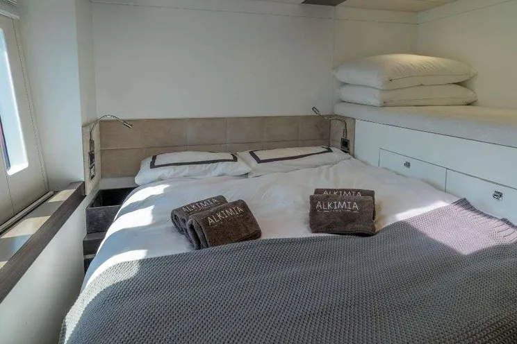 Charter Yacht ALKIMIA - Sunreef 74 - 4 Cabins - Olbia - Porto Cervo - La Maddalena - Sardinia - Italy