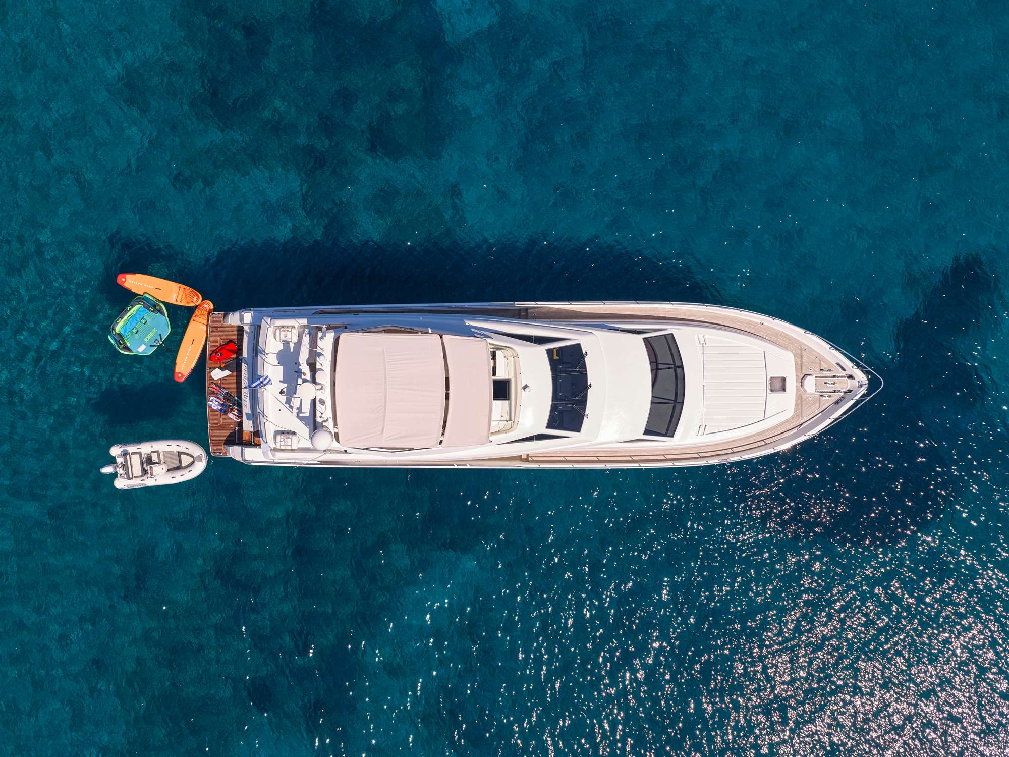 Charter Yacht APEIRON BLUE - Ferretti 23m - 4 Cabins - Lavrion - Athens - Mykonos - Paros - Cyclades - Greece