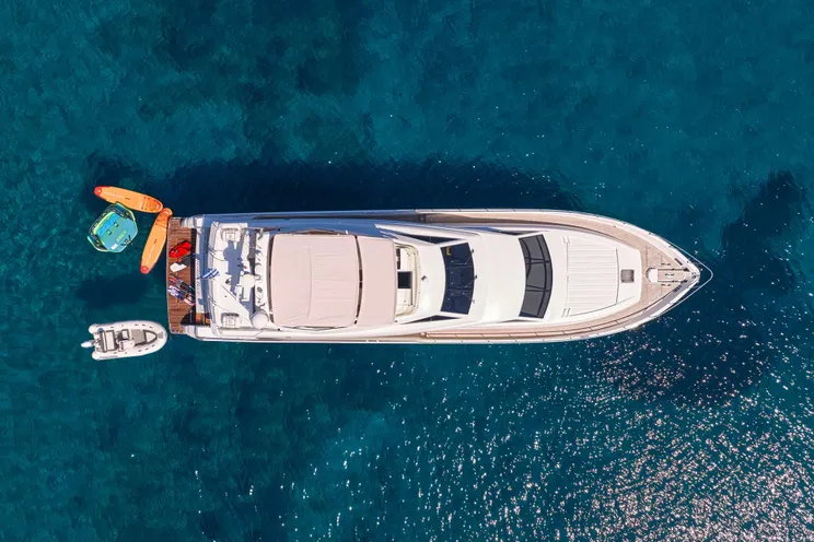 Charter Yacht APEIRON BLUE - Ferretti 23m - 4 Cabins - Lavrion - Athens - Mykonos - Paros - Cyclades - Greece